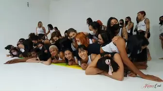 PYRAMID WITH MORE THAN 60 WOMEN THE NEW RECORD - NEW KC 2021 - CLIP 5 IN FULL HD
