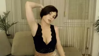 Armpits In Black Lace