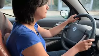 Driving through traffic and a lot of clueless balls - your Miss is very angry