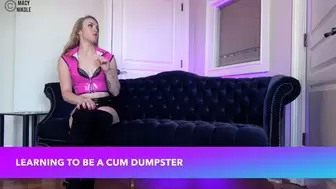 Learning to be a cum dumpster HD