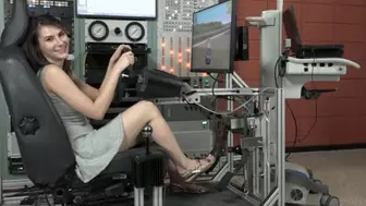 Ziva Takes Her First Drive in the Simulator (MP4 - 720p)