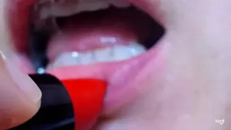 2 minutes of my lipstick rouge vertige on my lips mp4