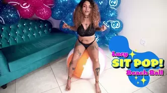 Sit Pop Beach Ball By Lucy - 4K