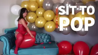 Sit Pop Red Pic Pic 16" by Thifanny Mature Looner Milf - 4K