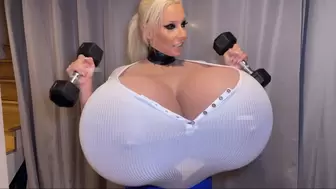 Training my tits, I want them bigger! Breast Expansion
