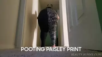 POOTING PAISLEY PRINT PANTS