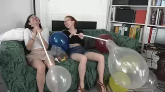 Dolly and Nora Blow Q11 Balloons (MP4 - 720p)
