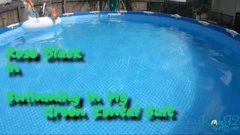 Swimming In My Green Zentai Suit-MP4