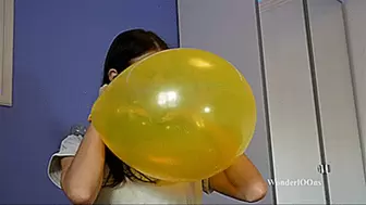 Jessica eats all the balloons 4K UHD