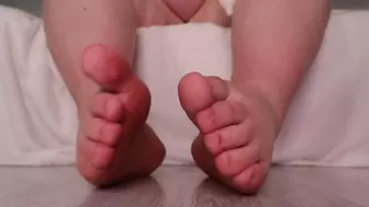Alpha male sperm on my feet