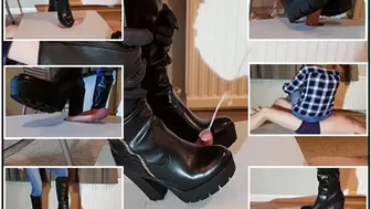 Cock Play in Sexy Boots
