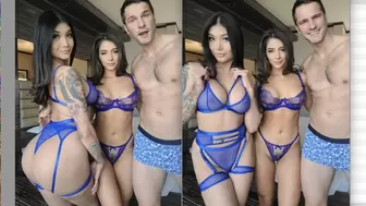 Asian Slut Brenna Sparks Hot Latina Ass TruKait Threeway
