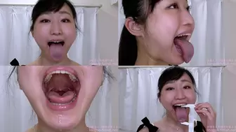 Himari Ogawa - Erotic Long Tongue and Mouth Showing