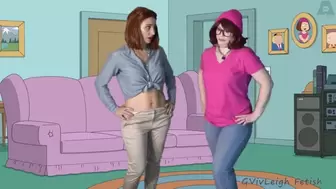 Meg and Lois Own you with Ass