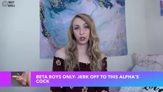 Beta Boys Only - Jerk Off To This Alphas Cock! SD