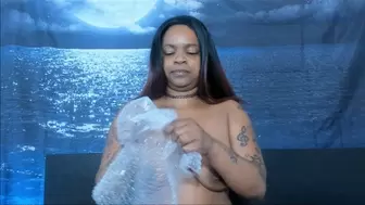 Popping bubble wrap