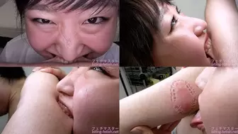 Himari - Biting by Japanese cute girl bite-162-2