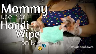 Step Mommy uses her handi wipe on Me - 720X480 RES