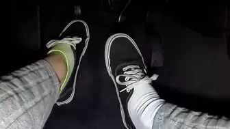 crazy & fast driving in vans and cute socks | pedalpumping flooring speeding