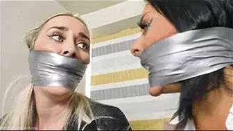 Kat & Arabella in: Wannabe Record Mogul Babes Stuck Up BigTime, Ultra-Gagged & Inescapably Secured! (HD)
