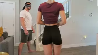 Blindfolded and Balls Busted