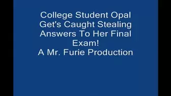 Student Opal Gets Caught Stealing The Answers To Her Finals Test By Professor Furie! 1920x1080 Large File