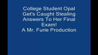 Student Opal Gets Caught Stealing The Answers To Her Finals Test By Professor Furie! 1920x1080 MP4 File
