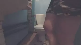 Bloated belly, newspaper reading, ass explodes, belly massage
