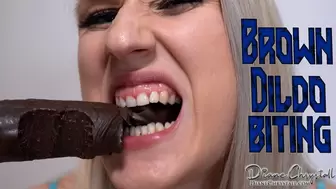 Deepening my sharp teeth into your brown cock