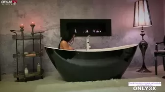 Quick Fap! Classy Shalina Devine romantic anal toying at the bathtub by Only3X Girls - when you only have 10 minutes