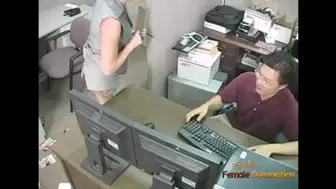Sexy boss lady has some fun with a bad worker - Mobile