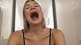 REQUEST STRONG MOVEMENT OF THE TONGUE WHEN YAWNING DEEPLY!MP4