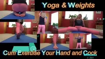 Yoga & Weights while you Exercise your cock