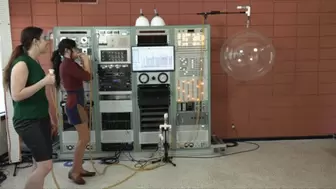 Ama Rio and Amiee Cambridge Test a Tiny Wubble Ball (MP4 - 1080p)