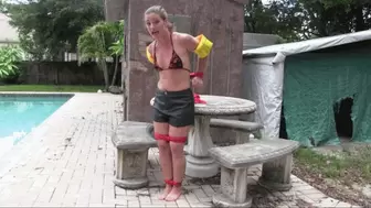 Bound Swimming & Helplessly Stripped & Wet Escape - Mp4