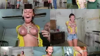Strung up by her brutally bound swollen tits (MP4 SD 3500kbps)