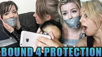 Bound And Gagged For Protection! (mp4)