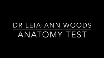 Anatomy test