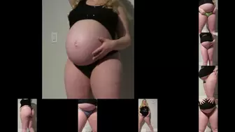 Pregnant Sexy Panties Modelling