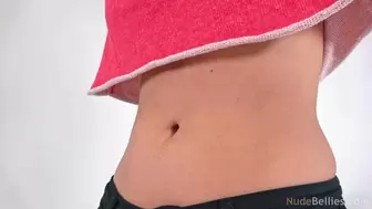 NudeBellies - sexy Iveta's belly and belly button (HD)