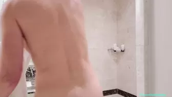 Spying on MILF enjoying Her shower