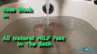 All Natural MILF Feet In The Bath-MP4
