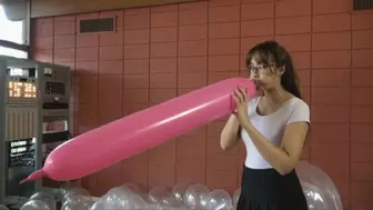 Lucy Blows Up an Assortment of Balloons for the Lab Warming Party - Part I (MP4 - 1080p)
