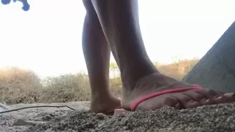Latex, feet, dirt CELEBRATION!