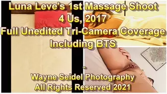 Tri Camera View of Luna Leve's Young Intimate Massage
