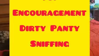 JOI dirty panty sniffing and sneezing