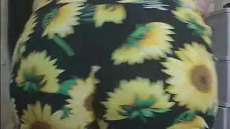 Sunflower Shorts Strip & Ass Tease (Close-Up)