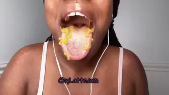 Eating Cereal Chewing with My Mouth Open - Milk running down my chin - 1080 MP4