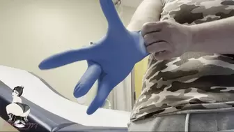 Latex Gloves Doctors Office Tit Play