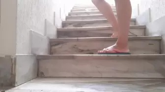 PEEING ON PUBLIC STAIRCASE